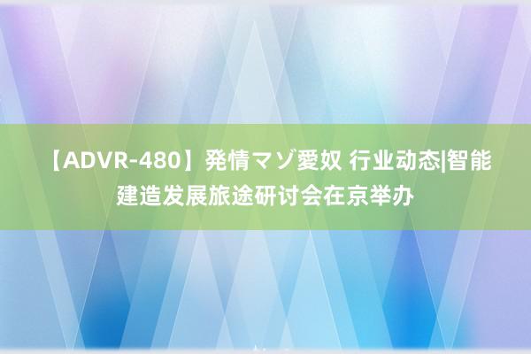 【ADVR-480】発情マゾ愛奴 行业动态|智能建造发展旅途研讨会在京举办