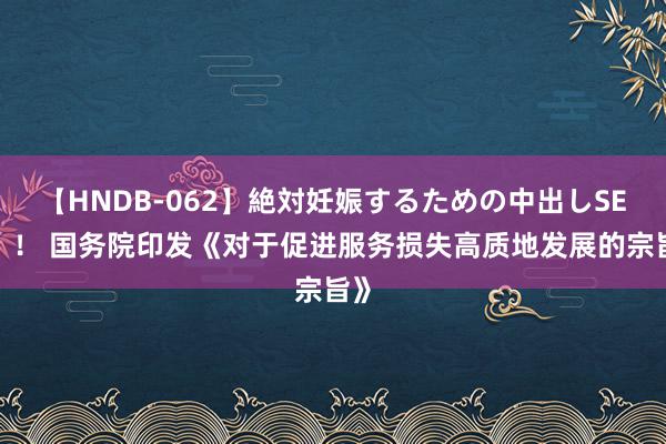 【HNDB-062】絶対妊娠するための中出しSEX！！ 国务院印发《对于促进服务损失高质地发展的宗旨》