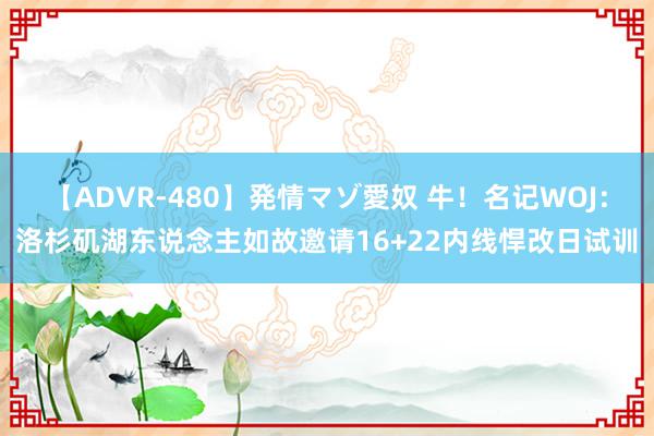 【ADVR-480】発情マゾ愛奴 牛！名记WOJ：洛杉矶湖东说念主如故邀请16+22内线悍改日试训