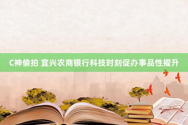 C神偷拍 宜兴农商银行科技时刻促办事品性擢升